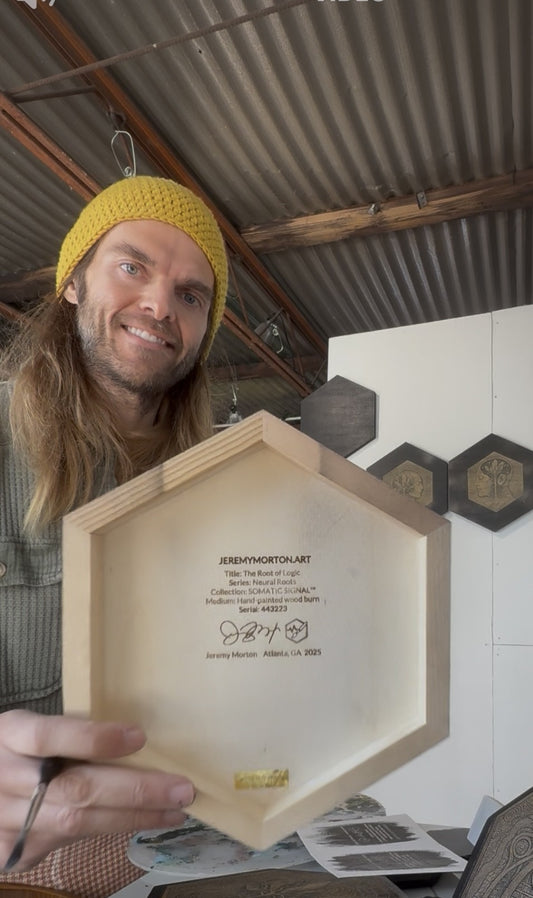 Wood Hex Backside Engraving — Personal Inscription (per-item)